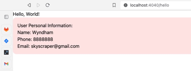 Image of web with tailwind applied