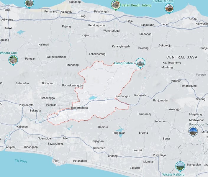 google map banjarnegara